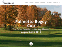 Tablet Screenshot of palmettobogeycup.com
